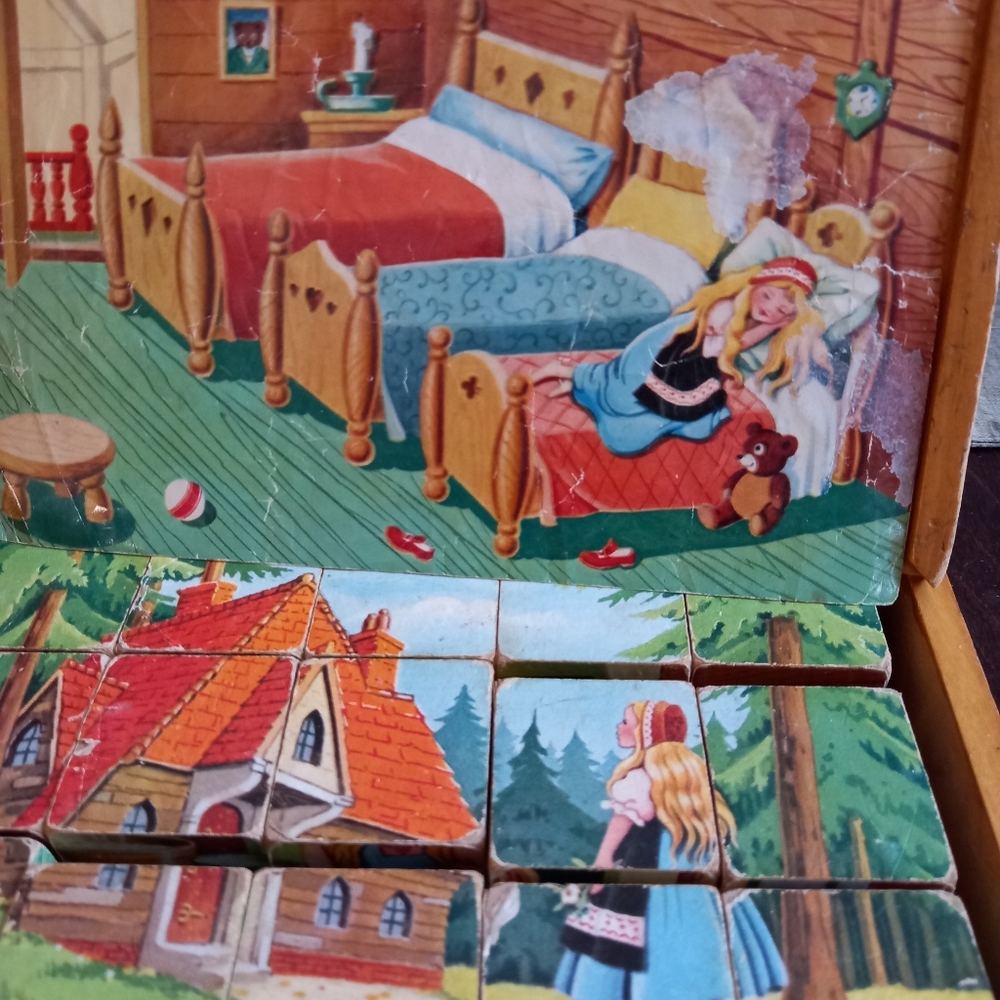 Vintage Goldilocks and the 3 bears 3D puzzle - Picture 3 of 9